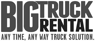 BIG TRUCK RENTAL ANY TIME, ANY WAY TRUCK SOLUTION. logo