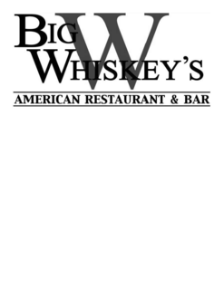 BIG WHISKEY'S AMERICAN RESTAURANT & BAR logo