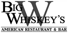 BIG WHISKEY'S W AMERICAN RESTAURANT & BAR logo