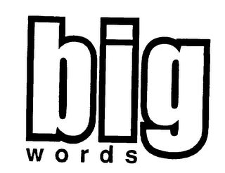 BIG WORDS logo