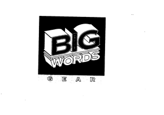 BIG WORDS DICTIONARY GEAR logo