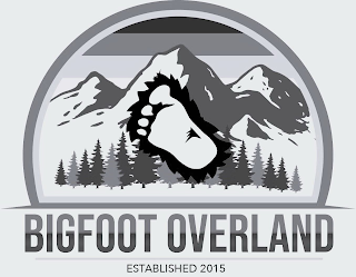 BIGFOOT OVERLAND ESTABLISHED 2015 logo