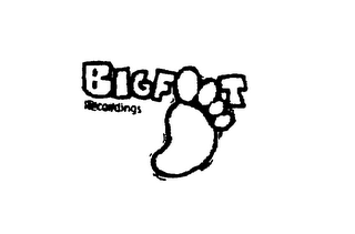 BIGFOOT RECORDINGS logo
