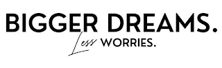 BIGGER DREAMS. LESS WORRIES. logo