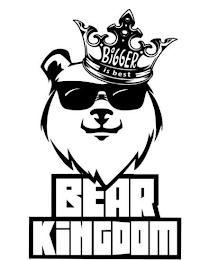 BIGGER IS BEST BEAR KINGDOM logo