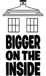 BIGGER ON THE INSIDE logo