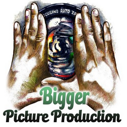 BIGGER PICTURE PRODUCTION CUSING AUTO ZO logo
