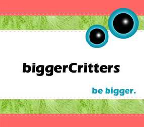 BIGGERCRITTERS BE BIGGER. logo