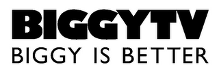 BIGGYTV BIGGY IS BETTER logo