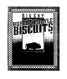 BIGSKY BUFFALO STYLE BISCUITS logo