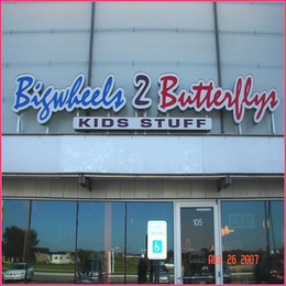 BIGWHEELS 2 BUTTERFLYS KIDS STUFF logo