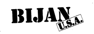 BIJAN U.S.A. logo