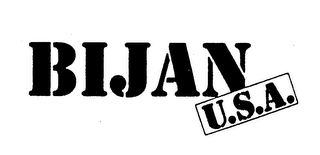 BIJAN U.S.A. logo