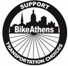BIKE ATHENS SUPPORT TRANSPORTATION CHOICES logo