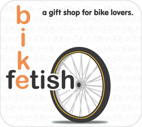 BIKE FETISH. A GIFT SHOP FOR BIKE LOVERS. logo
