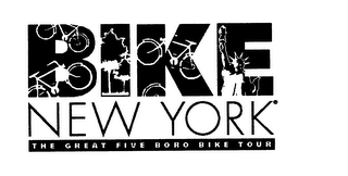 BIKE NEW YORK THE GREAT FIVE BORO BIKE TOUR logo