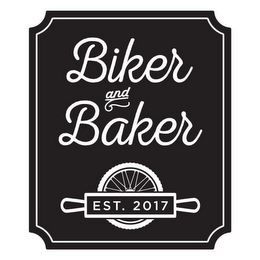 BIKER AND BAKER EST 2017 logo
