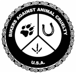 BIKERS AGAINST ANIMAL CRUELTY U.S.A. logo