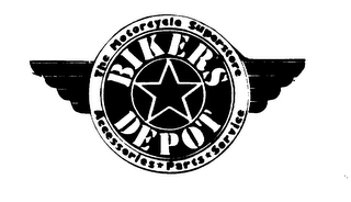 BIKER'S DEPOT THE MOTORCYCLE SUPERSTOREACCESSORIES PARTS SERVICES logo