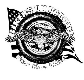 BIKERS ON PARADE FOR THE USA logo