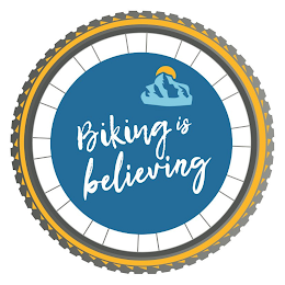 BIKING IS BELIEVING logo