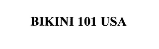 BIKINI 101 USA logo