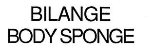 BILANGE BODY SPONGE logo