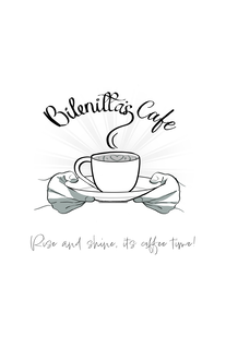 BILENITTA'S CAFE RISE AND SHINE, IT'S COFFEE TIME! logo