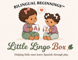 BILINGUAL BEGINNINGS LITTLE LINGO BOXHELPING LITTLE ONES LEARN SPANISH THROUGH PLAY logo