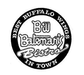 BILL BATEMAN'S BISTRO BEST BUFFALO WINGS IN TOWN logo