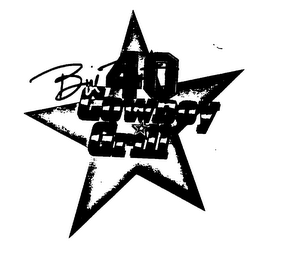 BILL BATES 40 COWBOY GRILL logo