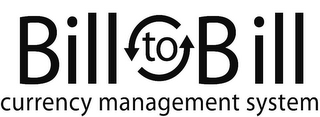BILL TO BILL CURRENCY MANAGEMENT SYSTEM logo