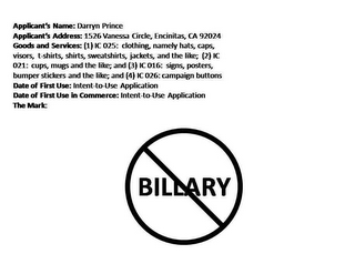 BILLARY logo