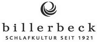 BILLERBECK SCHLAFKULTUR SEIT 1921 logo