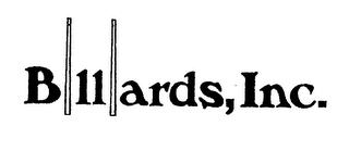 BILLIARDS, INC. logo