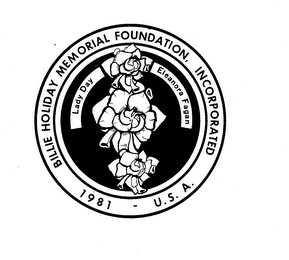 BILLIE HOLIDAY MEMORIAL FOUNDATION INCORPORATED LADY DAY ELEANORA FAGAN 1981-USA logo
