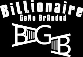 BILLIONAIRE GENE BRANDED BGB logo