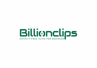 BILLIONCLIPS ROYALTY FREE CLIPS FOR BUSINESS logo