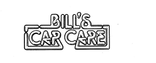 BILL'S CAR CARE logo