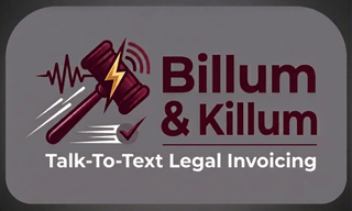 BILLUM & KILLUM TALK-TO-TEXT LEGAL INVOICING logo
