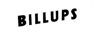 BILLUPS logo