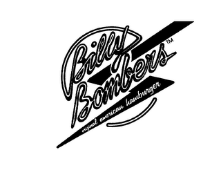 BILLY BOMBERS ORIGINAL AMERICAN HAMBURGER logo