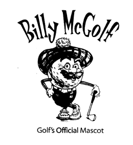 BILLY MCGOLF GOLF'S OFFICIAL MASCOT logo