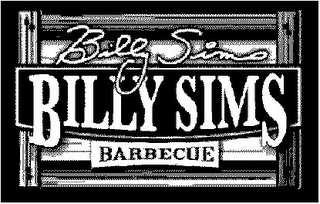 BILLY SIMS BILLY SIMS BARBECUE