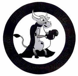 BILLY THE BULL ANTI BULLYING MASCOT . COM NO BULL logo