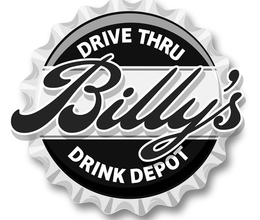 BILLY'S DRIVE THRU DRINK DEPOT logo