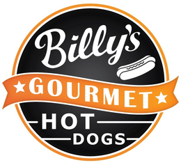 BILLY'S GOURMET HOT DOGS logo