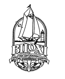 BILOXI 1699 TRICENTENNIAL MISSISSIPPI 1999 logo