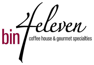 BIN 4 ELEVEN COFFEE HOUSE & GOURMET SPECIALTIES logo