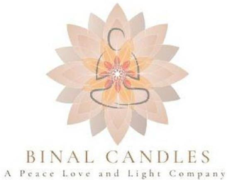 BINAL CANDLES A PEACE LOVE AND LIGHT COMPANY logo
